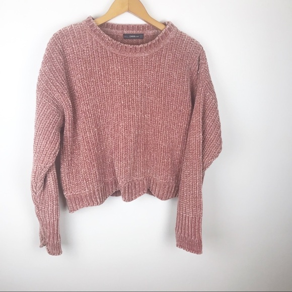 ZARA KNIT LONG SLEEVE SWEATER SIZE M - Picture 1 of 6